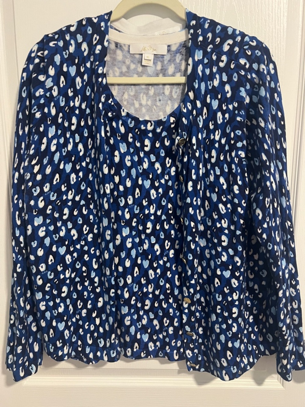 Lilly Pulitzer Fairley Cardigan and Shell XL